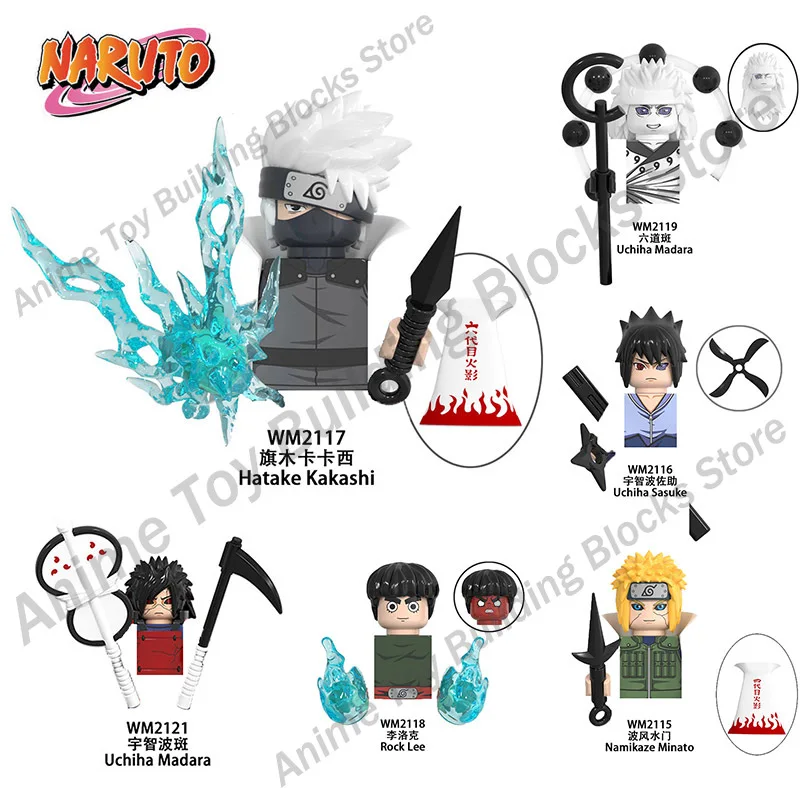 WM6109 Naruto building blocks Bricks assembly Kakashi Sasuke Uchiha Madara Anime Mini Action Figures Heads Toys kids Gifts
WM6109 Naruto building blocks Bricks assembly Kakashi Sasuke Uchiha Madara Anime Mini Action Figures Heads Toys kids Gifts