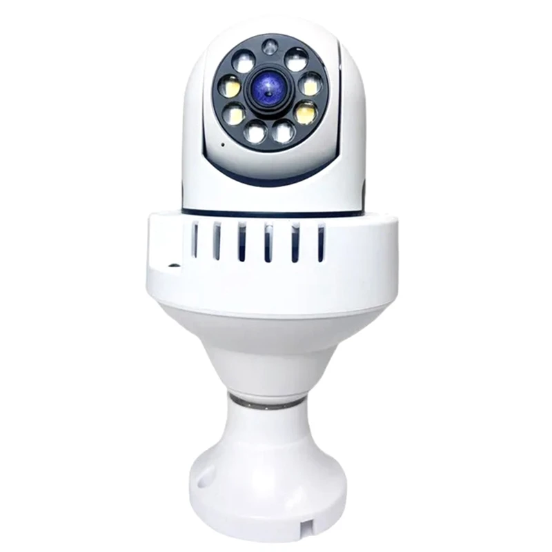 

New 2MP Bulb Monitoring Smoke Alarm Camera Night Vision Full Color Network HD Monitor Indoor Security Monitor Camera