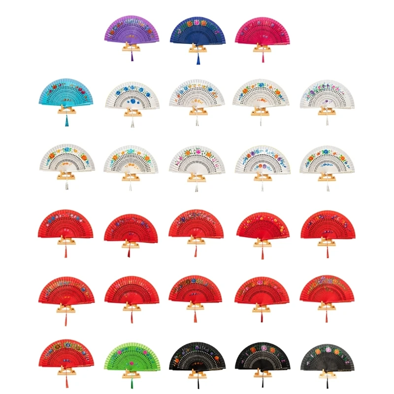 Spanish Double-sided Painted Wood Folding Fan Party Handheld Fan Classical Home Decorations Craft Gift Party
Spanish Double-sided Painted Wood Folding Fan Party Handheld Fan Classical Home Decorations Craft Gift Party