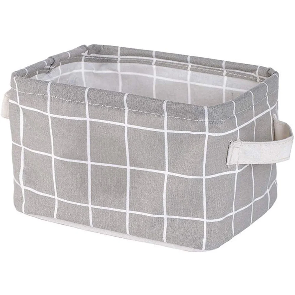 Collapsible Fabric Storage Basket with Carry Handles for Cosmetic Books Baby Toys Underwear Sundries Storages Laundry Baskets
Collapsible Fabric Storage Basket with Carry Handles for Cosmetic Books Baby Toys Underwear Sundries Storages Laundry Baskets