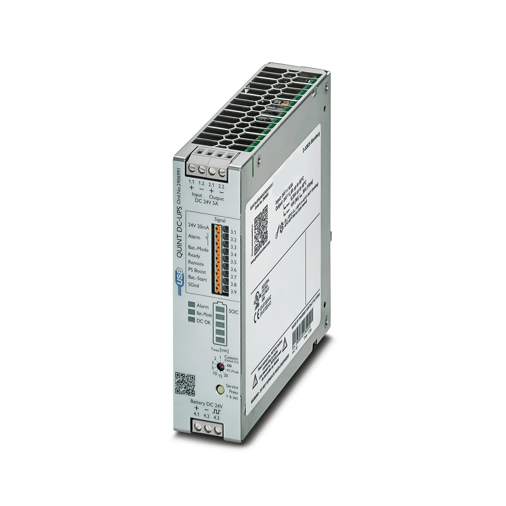 

2906991 QUINT4-UPS/24DC/24DC/5/USB для Феникса UPS 24VDC/5A источник бесперебойного питания, быстрая доставка, высокое качество