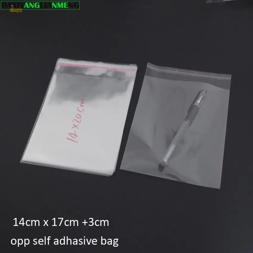 200pcs Clear Resealable BOPP/Poly/ Cellophane Bag 14x17cm+3cm Transparent OPP Gift Bags Plastic Packaging Self Adhesive Seal
200pcs Clear Resealable BOPP/Poly/ Cellophane Bag 14x17cm+3cm Transparent OPP Gift Bags Plastic Packaging Self Adhesive Seal