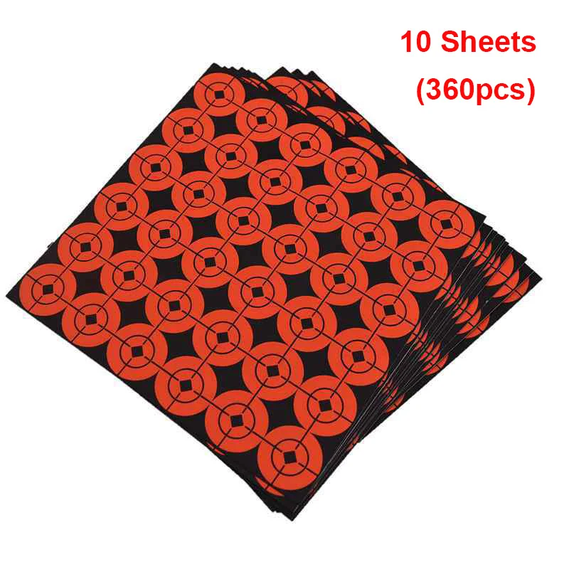 360pcs Shooting Target Stickers 2.5CM Bullseye Paper Stickers For Airsoft Aim Trainning Hunting Pratice Paintball Accessories
360pcs Shooting Target Stickers 2.5CM Bullseye Paper Stickers For Airsoft Aim Trainning Hunting Pratice Paintball Accessories