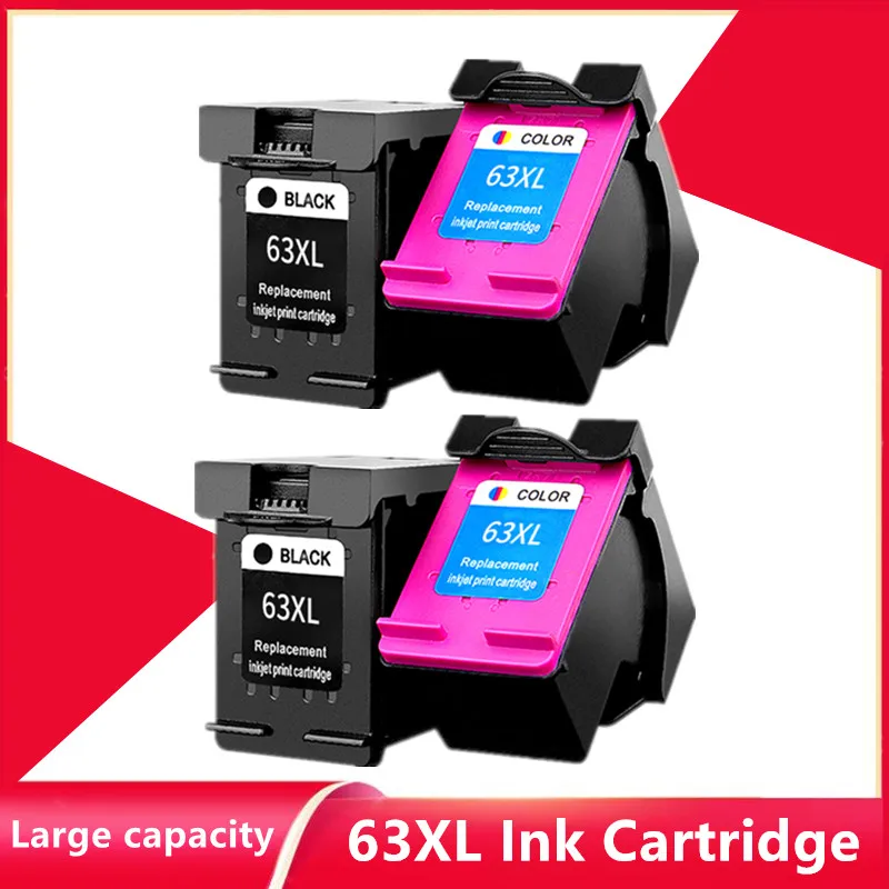 63XL Re-Manufactured for hp63 Replacement for HP 63 XL Ink Cartridge for Deskjet 1110 1111 1112 2130 2131 2132 Printer
63XL Re-Manufactured for hp63 Replacement for HP 63 XL Ink Cartridge for Deskjet 1110 1111 1112 2130 2131 2132 Printer