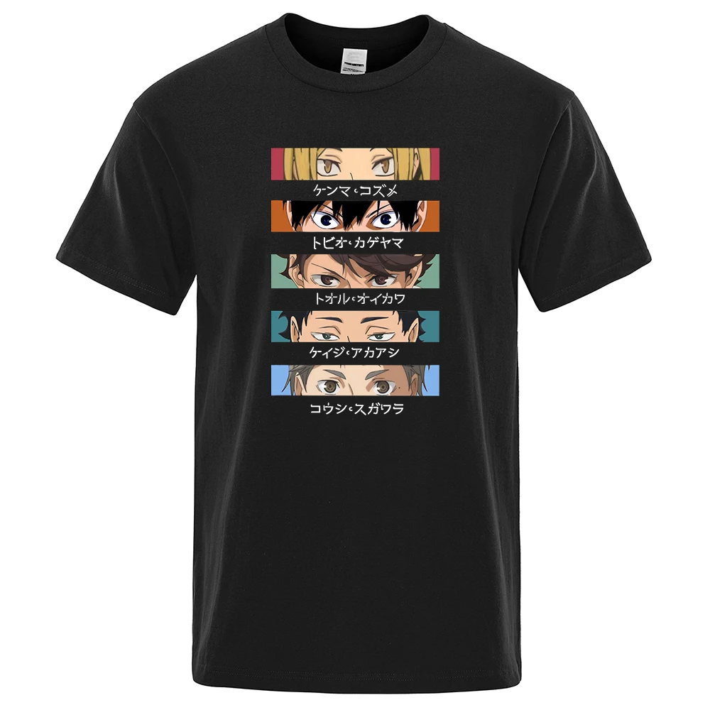 Мультяшная футболка Haikyuu, мужские футболки с японским аниме, модные летние женские удобные брендовые футболки, уличная одежда
Мультяшная футболка Haikyuu, мужские футболки с японским аниме, модные летние женские удобные брендовые футболки, уличная одежда