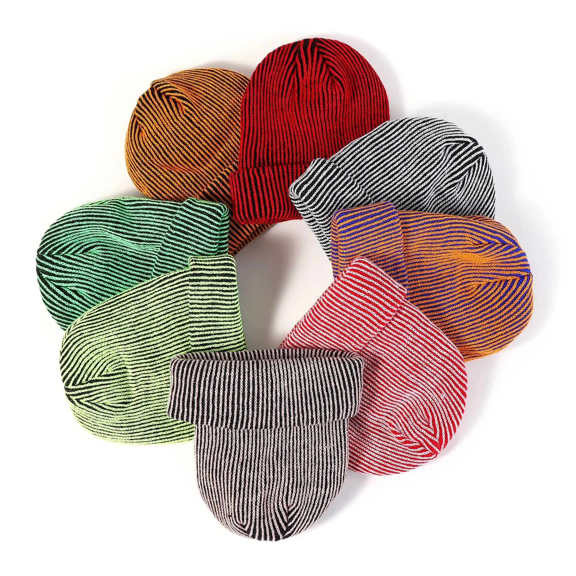 Acrylic Knit Skull Cap Warm Stocking Hats Guys Women Striped Winter Beanie Hat Daily Cuffed Plain Hat
Acrylic Knit Skull Cap Warm Stocking Hats Guys Women Striped Winter Beanie Hat Daily Cuffed Plain Hat