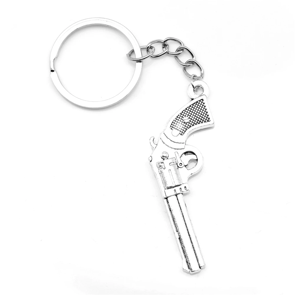 1pcs Antique Silver Color 19x60mm Gun Keychain Handmade Jewerly Diy
1pcs Antique Silver Color 19x60mm Gun Keychain Handmade Jewerly Diy