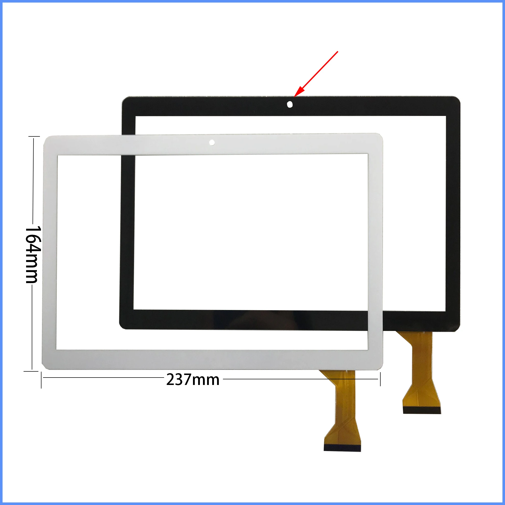 

New For 10.1 inch Compatible P/N QSF-PGA045-FPC-A1 Tablet PC Capacitive Touch Screen Digitizer Sensor Glass Panel QSF-PGA045-FPC
