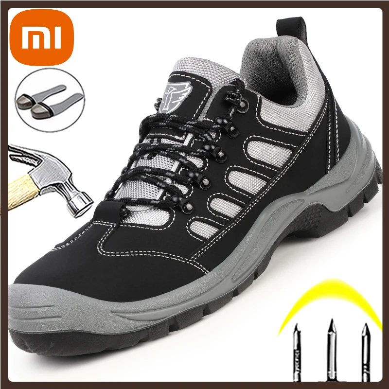 XIAOMI Safety Shoes Men Work Shoes Anti-puncture Sneaker Steel Toe Indestructible Shoes Protective Industrial Shoes Boots
XIAOMI Safety Shoes Men Work Shoes Anti-puncture Sneaker Steel Toe Indestructible Shoes Protective Industrial Shoes Boots