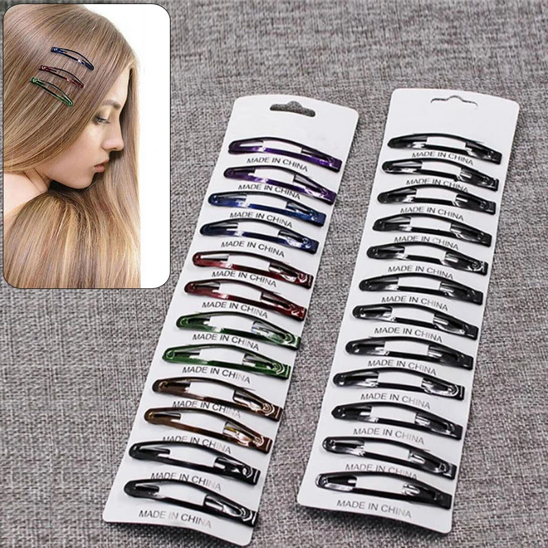 12PCS/Pack New Simple Black Hair Clips Girls Hairpins BB Clips Barrettes Headbands For Womens Hairgrips Hair Accessories
12PCS/Pack New Simple Black Hair Clips Girls Hairpins BB Clips Barrettes Headbands For Womens Hairgrips Hair Accessories