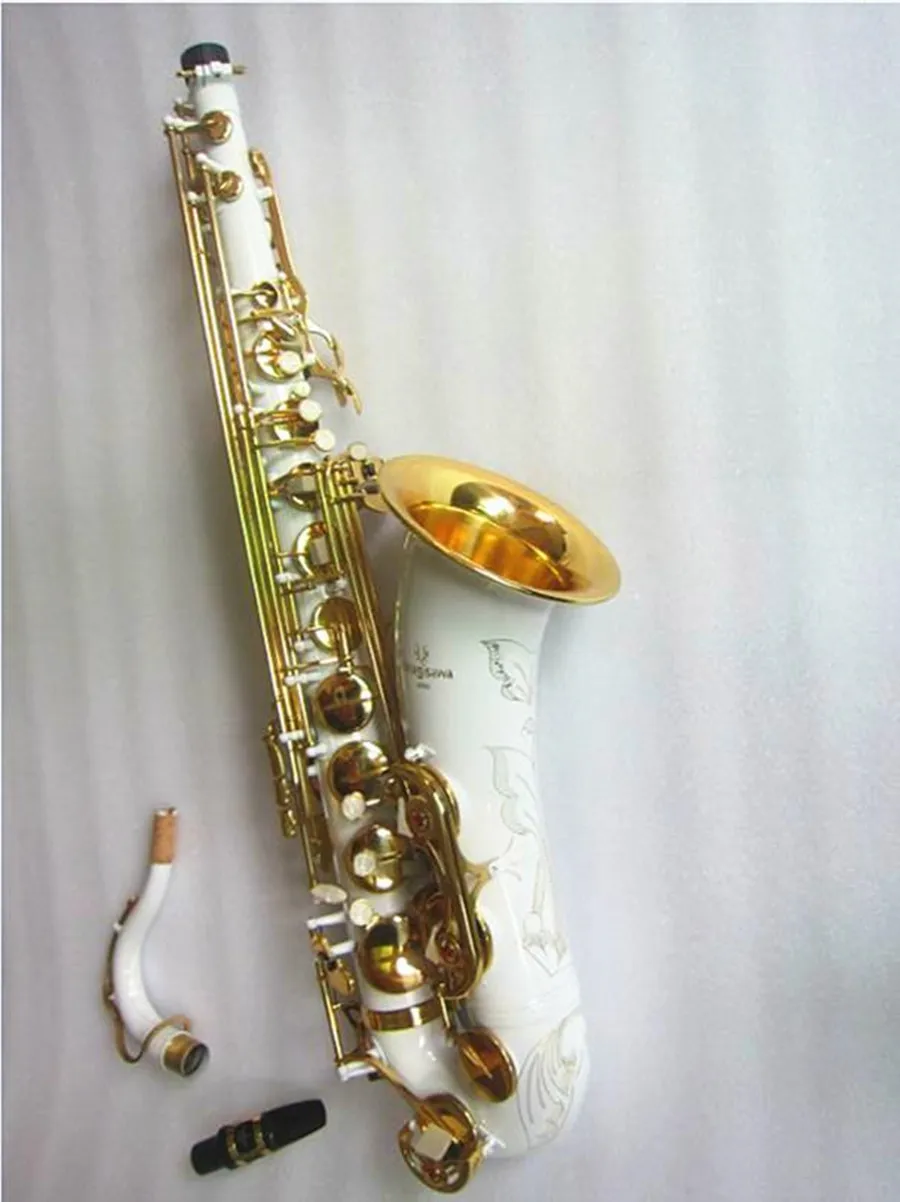 Hot sale Tenor Saxophone Bb brass white Sax Tenor Professional musical instrument With Case mouthpiece
Hot sale Tenor Saxophone Bb brass white Sax Tenor Professional musical instrument With Case mouthpiece