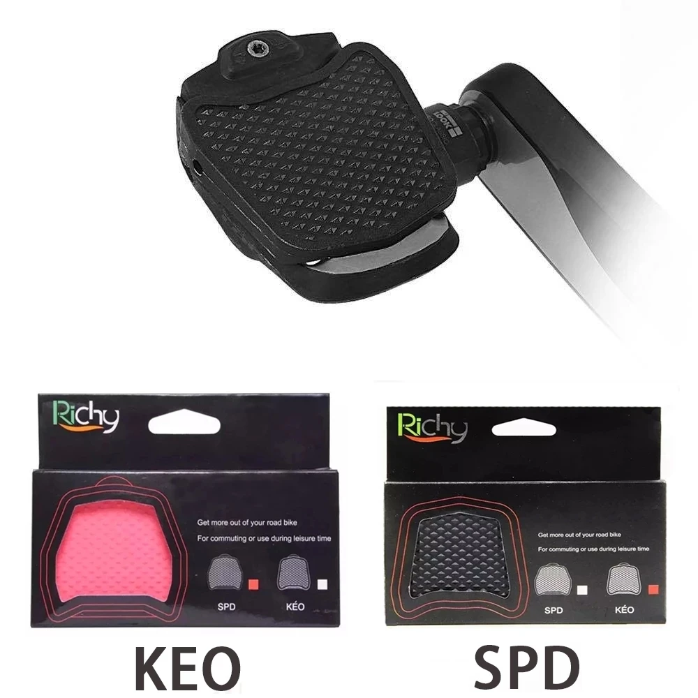 Road Bike Pedales Converter Bicycle Pedal Clips SPD/LOOK Pedals Adapter Self-lock for Shimano SPD KEO Clipless Bike Accessories
Road Bike Pedales Converter Bicycle Pedal Clips SPD/LOOK Pedals Adapter Self-lock for Shimano SPD KEO Clipless Bike Accessories
