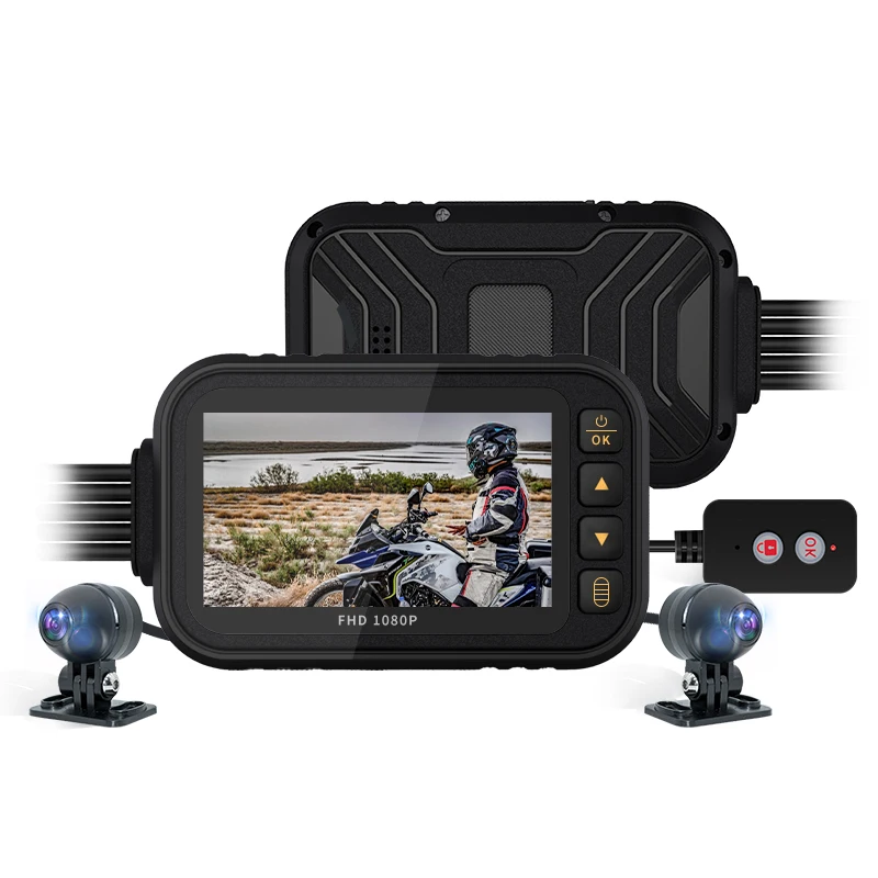 Karadar motorcycle dash cam with wifi front and rear dashcam 1080 HD waterproof motorcycle dvr camera
Karadar motorcycle dash cam with wifi front and rear dashcam 1080 HD waterproof motorcycle dvr camera