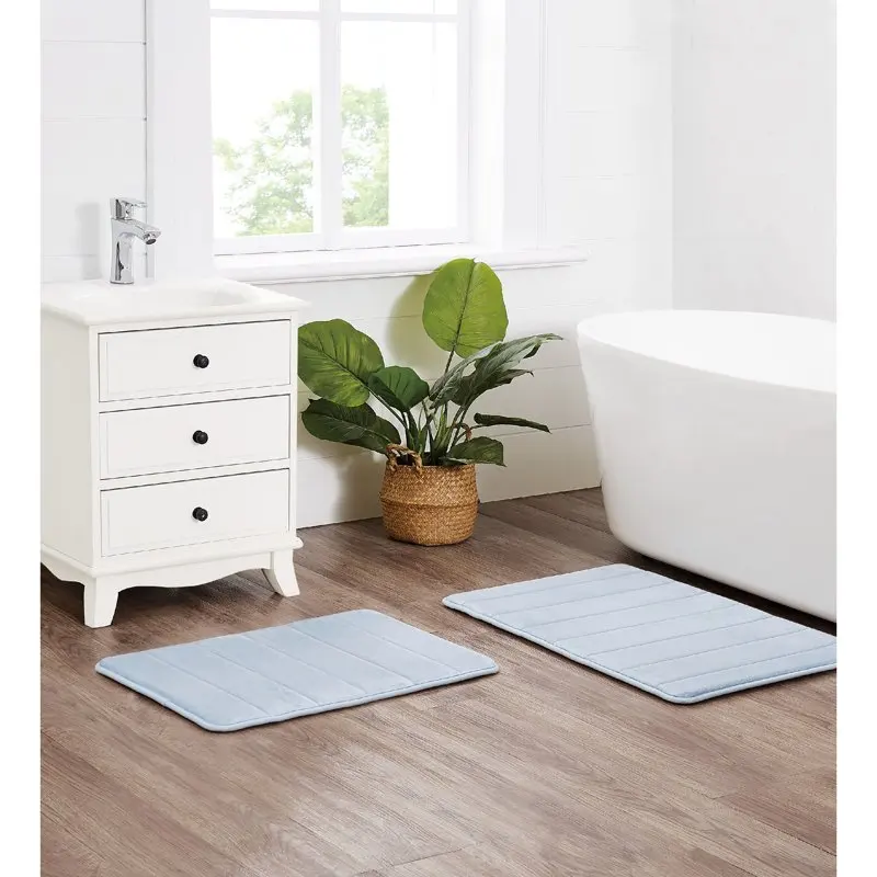 Luxurious, Plush and Soft, Non-Slip Washing Bot-Friendly Rugs Luxurious Plush and Soft Non-Slip Memory Foam 17x24 Bath Rug Set o
Luxurious, Plush and Soft, Non-Slip Washing Bot-Friendly Rugs Luxurious Plush and Soft Non-Slip Memory Foam 17x24 Bath Rug Set o