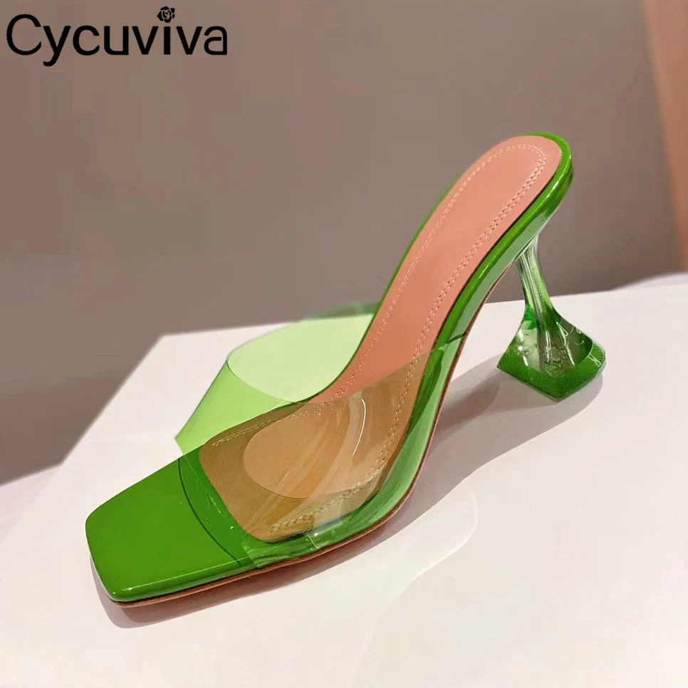 Sexy Summer PVC Slides Crystal Cup Heel Slippers Women Sexy Jelly Dress Party Shoes For Women High Heel Sandalias Mujer 2022
Sexy Summer PVC Slides Crystal Cup Heel Slippers Women Sexy Jelly Dress Party Shoes For Women High Heel Sandalias Mujer 2022