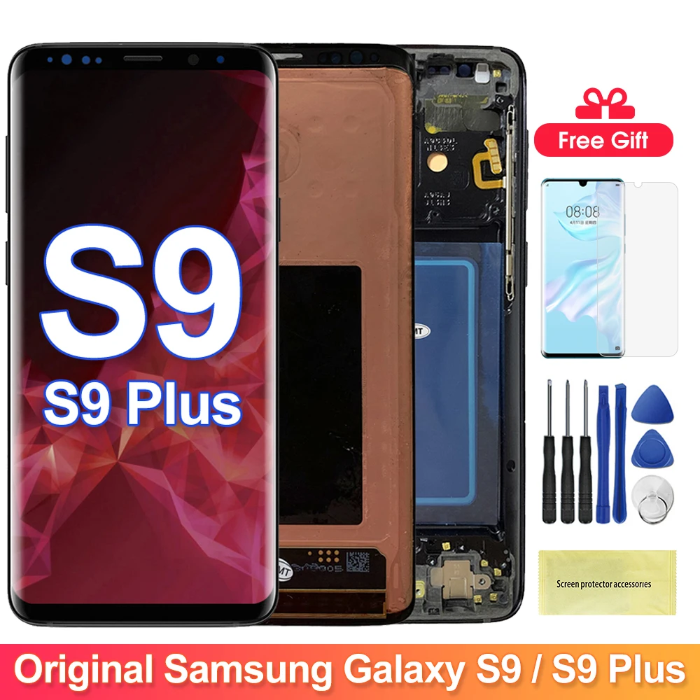 

S9 Plus Display Screen Replacement, For Samsung Galaxy S9 G960 / S9 Plus S9+ G965 Lcd Display Touch Screen Digitizer Assembly
