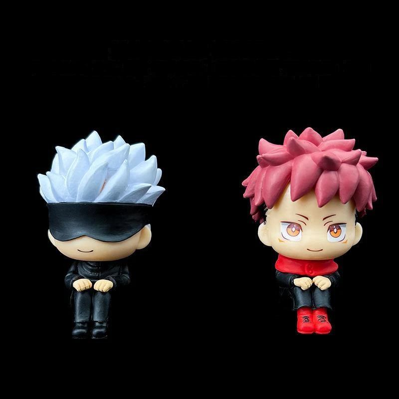 9cm Anime Jujutsu Kaisen Gojo Satoru Itadori Yuji Kugisaki Nobara Model Dolls Figurine Version Q Car Ornament Action Figure Chil 
9cm Anime Jujutsu Kaisen Gojo Satoru Itadori Yuji Kugisaki Nobara Model Dolls Figurine Version Q Car Ornament Action Figure Chil