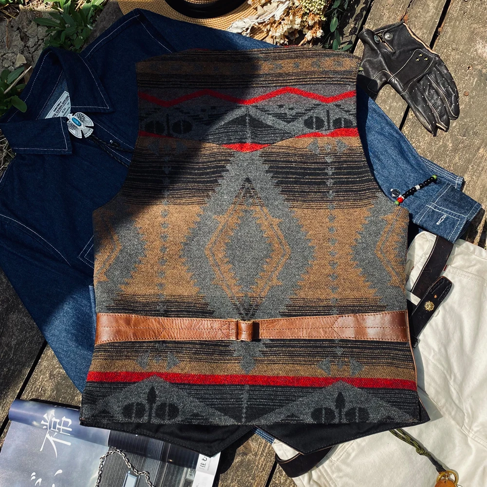 CDV245 Cidu Asian Size Super Quality Cow Skin Waistcoat 80% Wool & Cowhide Leather Stylish Durable Navajo Vest
CDV245 Cidu Asian Size Super Quality Cow Skin Waistcoat 80% Wool & Cowhide Leather Stylish Durable Navajo Vest