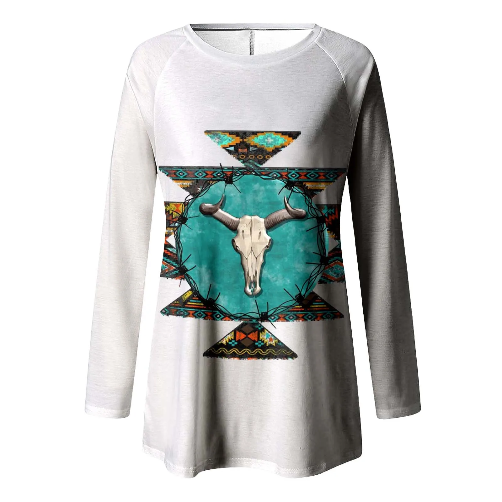 Women Patchwork T-shirts 2022 Autumn New Fashion Female Outfit O-neck Long Sleeve Printing Vintage Clothing For Ladies Wholesale
Women Patchwork T-shirts 2022 Autumn New Fashion Female Outfit O-neck Long Sleeve Printing Vintage Clothing For Ladies Wholesale