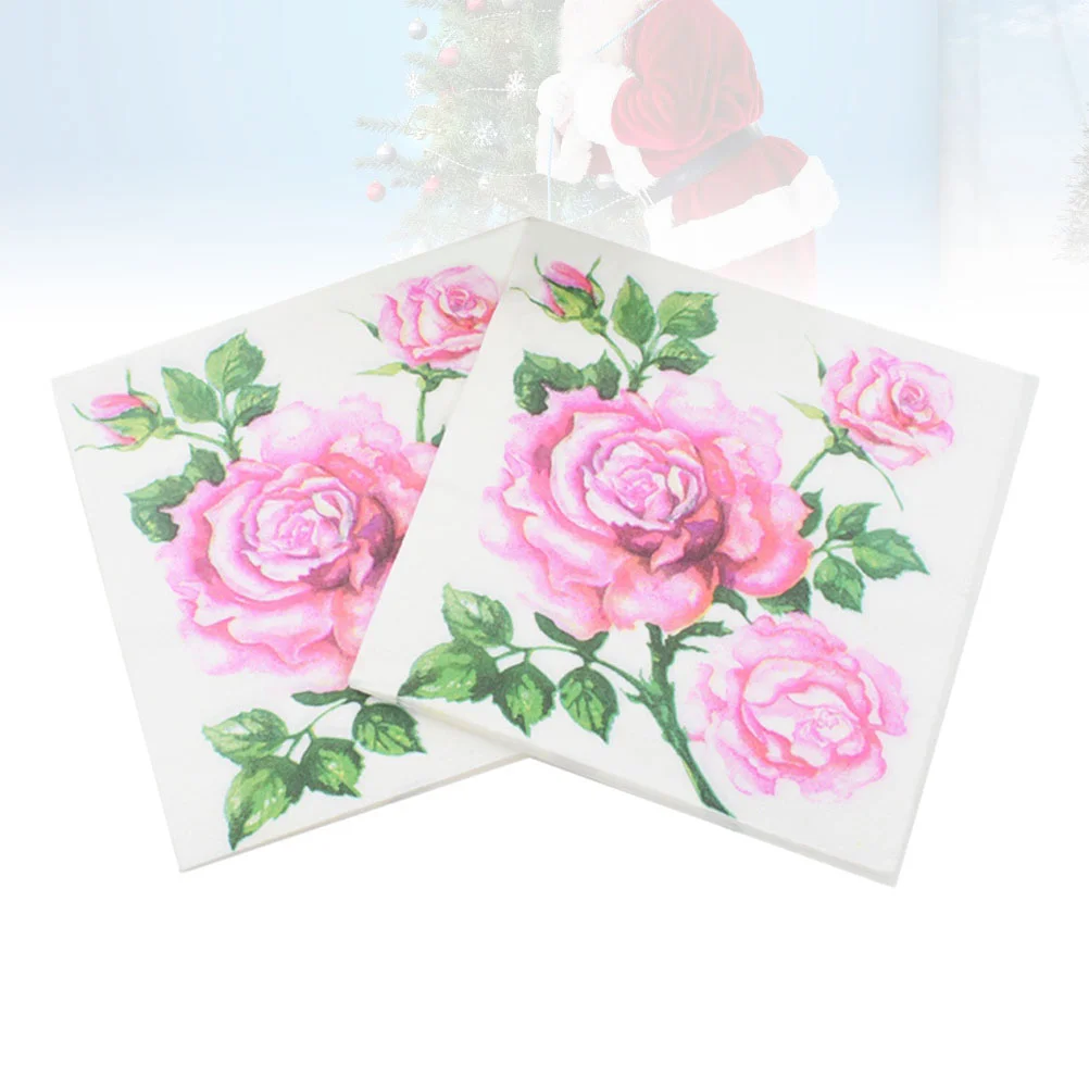 20 Pieces Napkin Disposable Rose Beautiful Printed Tissues Paper Napkins for Wedding Christmas Birthday
20 Pieces Napkin Disposable Rose Beautiful Printed Tissues Paper Napkins for Wedding Christmas Birthday