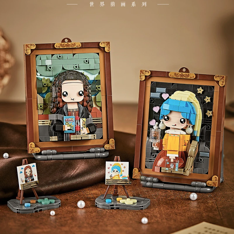 LOZ Creative Milk Tea Girl Bricks World Famous Classic Pixel Art Painting MINI Building Block Adult Children Birthday Gift
LOZ Creative Milk Tea Girl Bricks World Famous Classic Pixel Art Painting MINI Building Block Adult Children Birthday Gift