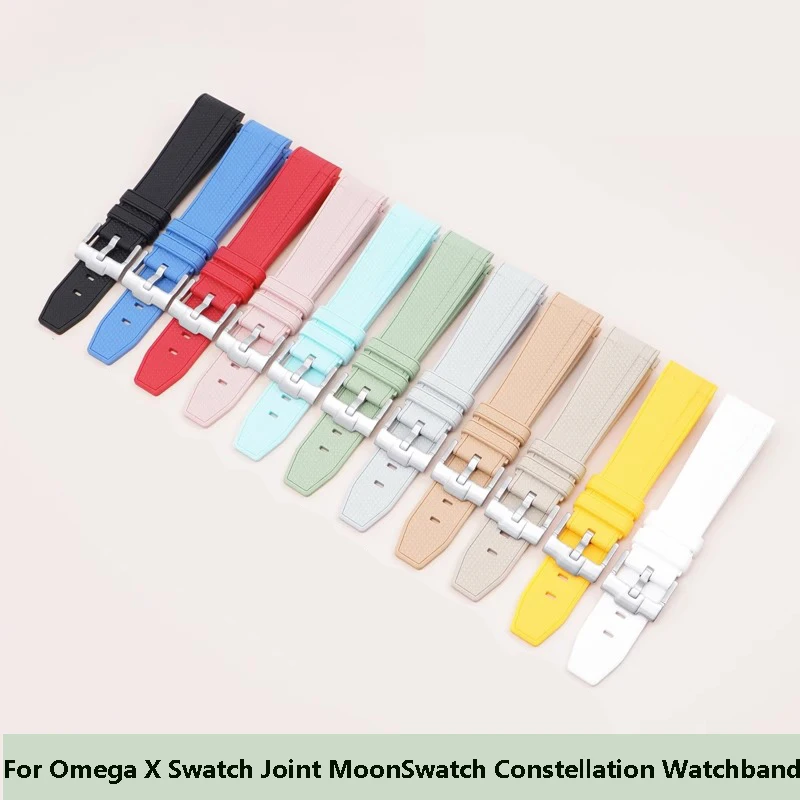 New Silicone Watchband For Omega X Swatch Joint MoonSwatch Seamaster 300 Seiko Men Women 20mm Curved End Watch Strap Bracelet
New Silicone Watchband For Omega X Swatch Joint MoonSwatch Seamaster 300 Seiko Men Women 20mm Curved End Watch Strap Bracelet