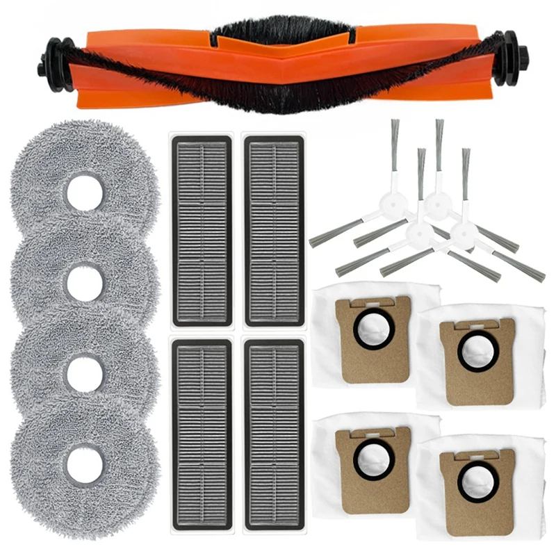 For Dreame W20 Pro Ultra RLW32LE Main Side Brush Hepa Filter Mop Pad Dust Bag Spare Parts Accessories
For Dreame W20 Pro Ultra RLW32LE Main Side Brush Hepa Filter Mop Pad Dust Bag Spare Parts Accessories