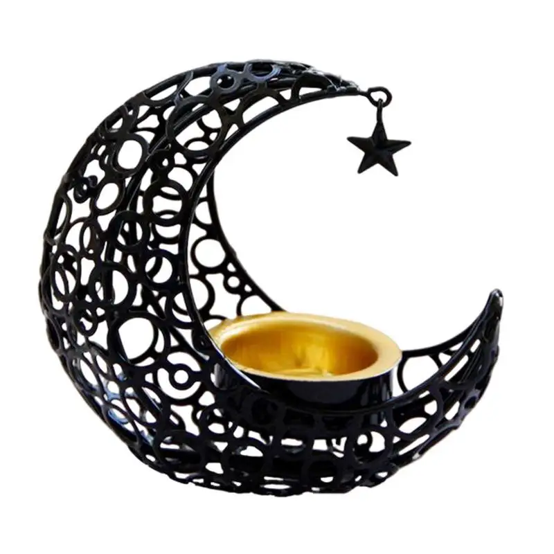 Tea Lights Candle Holder Moon Shaped Candle Holder Metal Gold Tealight Holder Durable Rustproof Votive Candlesticks For Table
Tea Lights Candle Holder Moon Shaped Candle Holder Metal Gold Tealight Holder Durable Rustproof Votive Candlesticks For Table