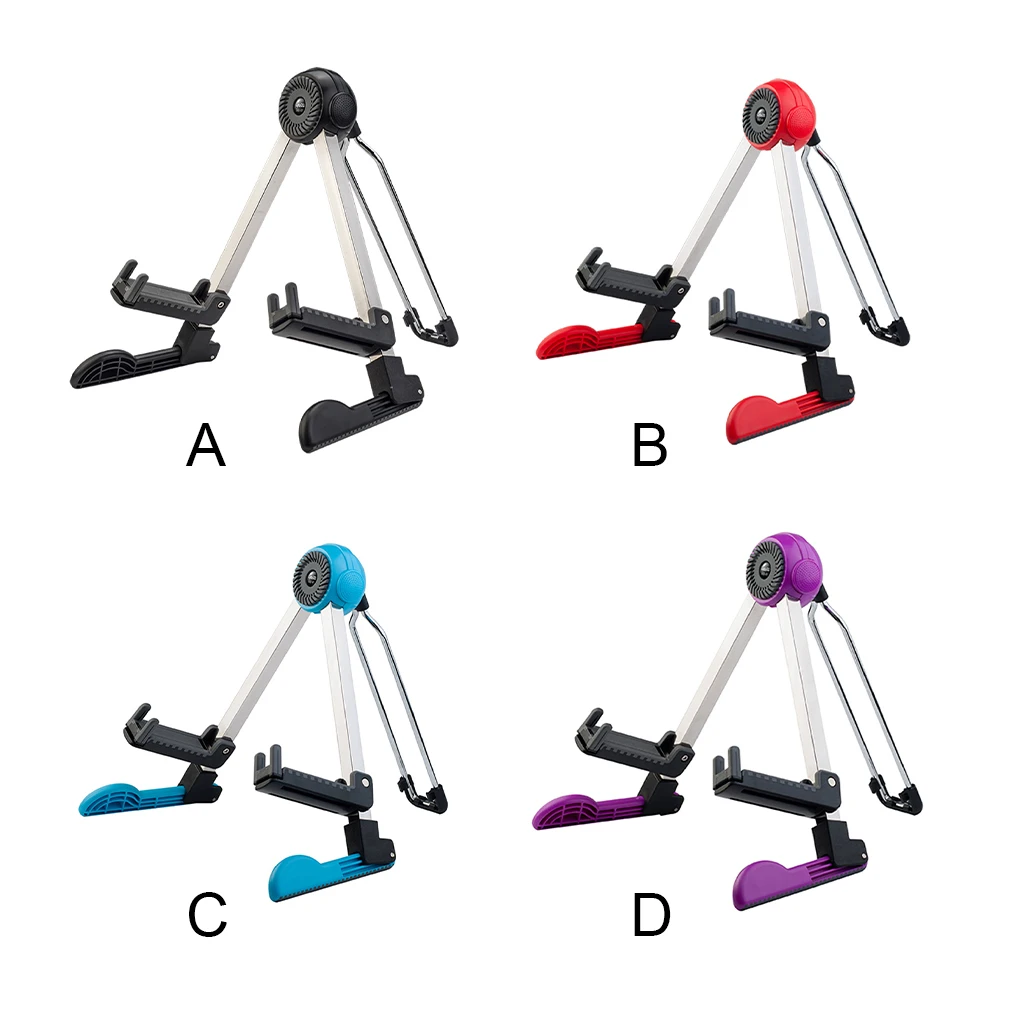 Adjustable Floor Guitar Holder Universal Folding Stand A-Frame Bass Musical String Instrument Rack Stable for Black
Adjustable Floor Guitar Holder Universal Folding Stand A-Frame Bass Musical String Instrument Rack Stable for Black