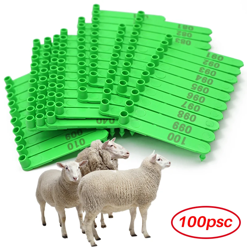 No.001-500 Sheep Ear Tag Signs Ear Laser Typing Copper Head Earrings with Words for Farm Animals Idetification Card 100Pcs
No.001-500 Sheep Ear Tag Signs Ear Laser Typing Copper Head Earrings with Words for Farm Animals Idetification Card 100Pcs