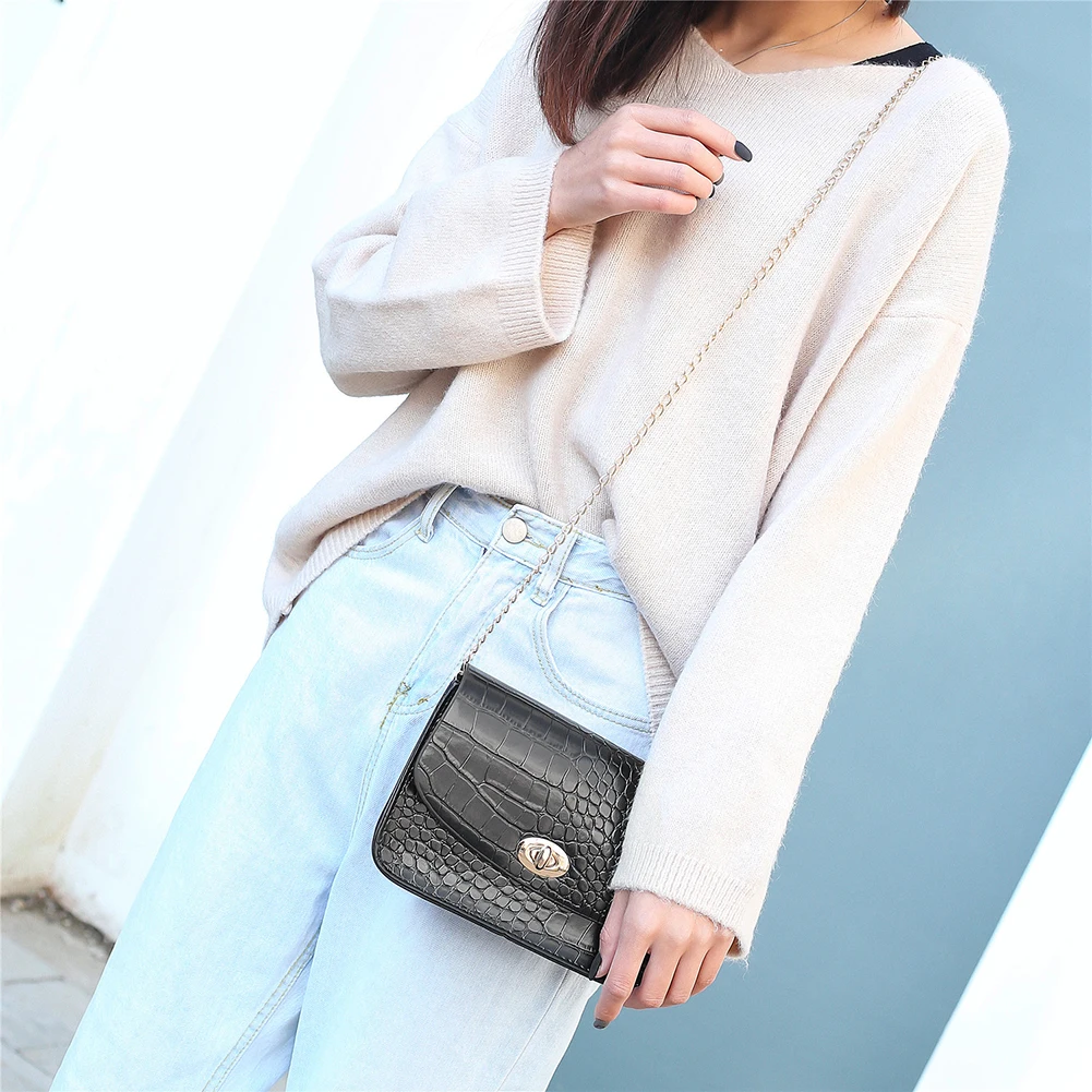 New Fashion Handbags Classic Delicate Texture Women Retro Shoulder Crossbody Bag Crocodile Leather Chain Messenger Handbags
New Fashion Handbags Classic Delicate Texture Women Retro Shoulder Crossbody Bag Crocodile Leather Chain Messenger Handbags