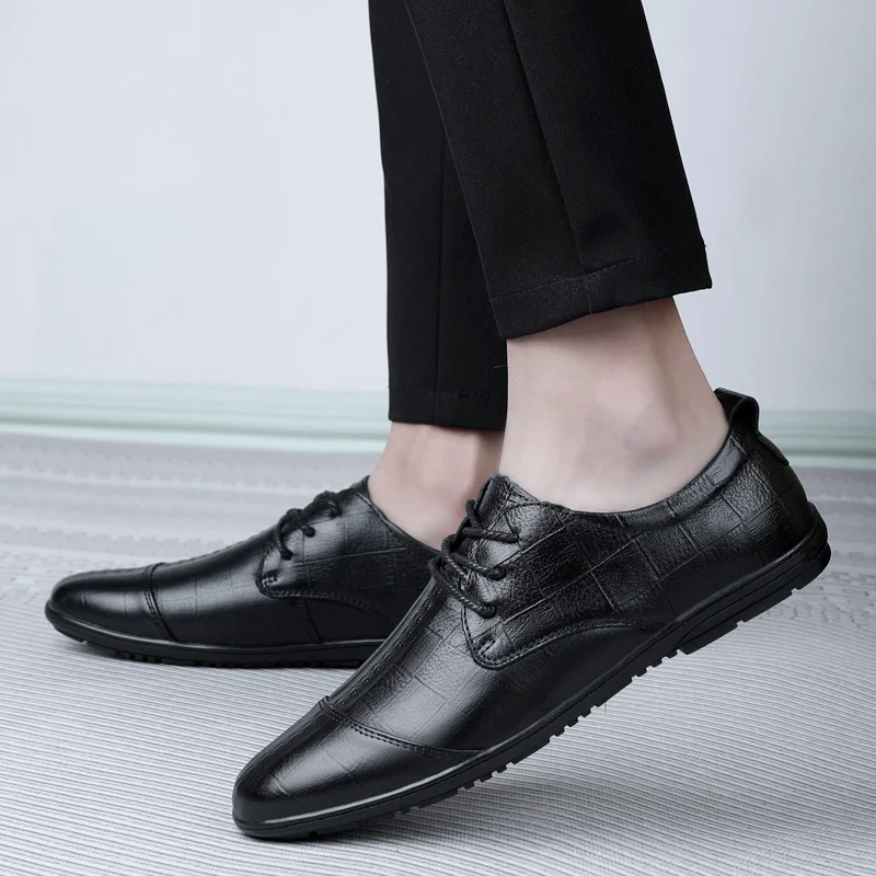 Men's Handmade Genuine Leather Casual Shoes Luxury Brand Men Shoes Vintage Mens Oxfords Business Shoes Men Formal Dress Footwear
Men's Handmade Genuine Leather Casual Shoes Luxury Brand Men Shoes Vintage Mens Oxfords Business Shoes Men Formal Dress Footwear