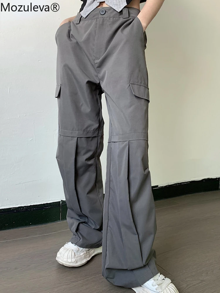 Mozuleva 2022 Fashion Women Pant Street Style Pocket Split Loose Workwear Straight Pants Lady Summer
Mozuleva 2022 Fashion Women Pant Street Style Pocket Split Loose Workwear Straight Pants Lady Summer