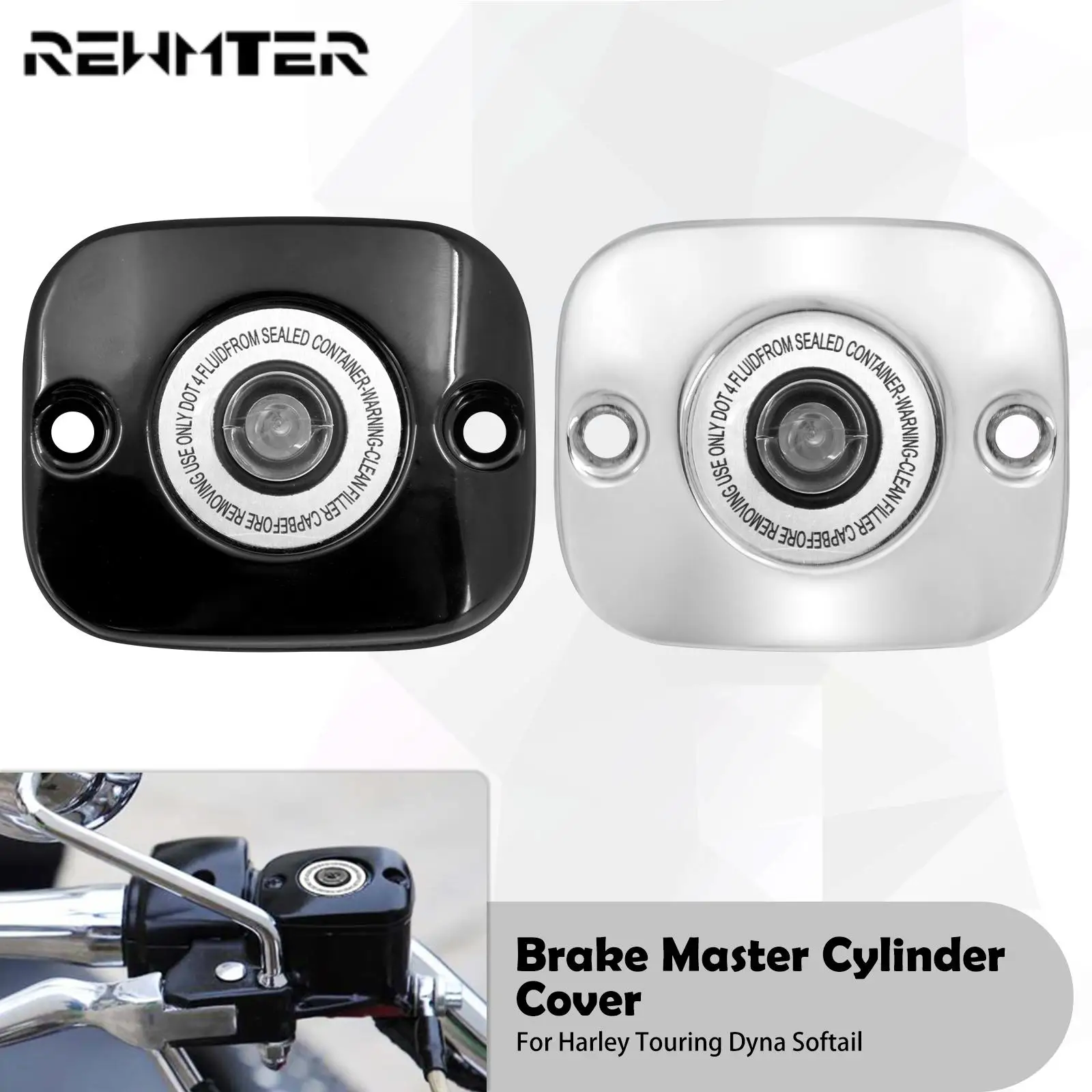 Motorcycle Front Brake Master Cylinder Cover Aluminum With Gasket Rubber For Harley Touring Softail Dyna Fat Boy Street Bob FXDF
Motorcycle Front Brake Master Cylinder Cover Aluminum With Gasket Rubber For Harley Touring Softail Dyna Fat Boy Street Bob FXDF