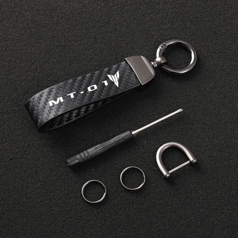 High-Grade Carbon Fiber Motorcycle Keychain Holder Keyring for Yamaha MT-01 MT01 Accessories 
High-Grade Carbon Fiber Motorcycle Keychain Holder Keyring for Yamaha MT-01 MT01 Accessories