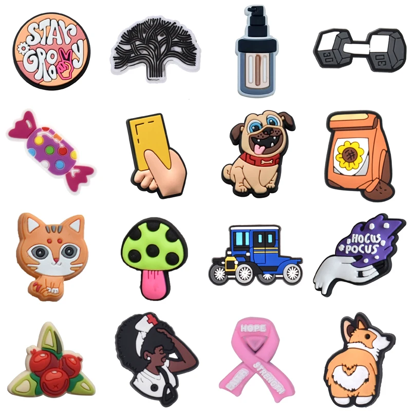 Single Sales PVC Shoes Charms Accessories for Croc Sandals Wristband Garden Clog Buckle Pins Decorations Boys Girls Party Gifts
Single Sales PVC Shoes Charms Accessories for Croc Sandals Wristband Garden Clog Buckle Pins Decorations Boys Girls Party Gifts