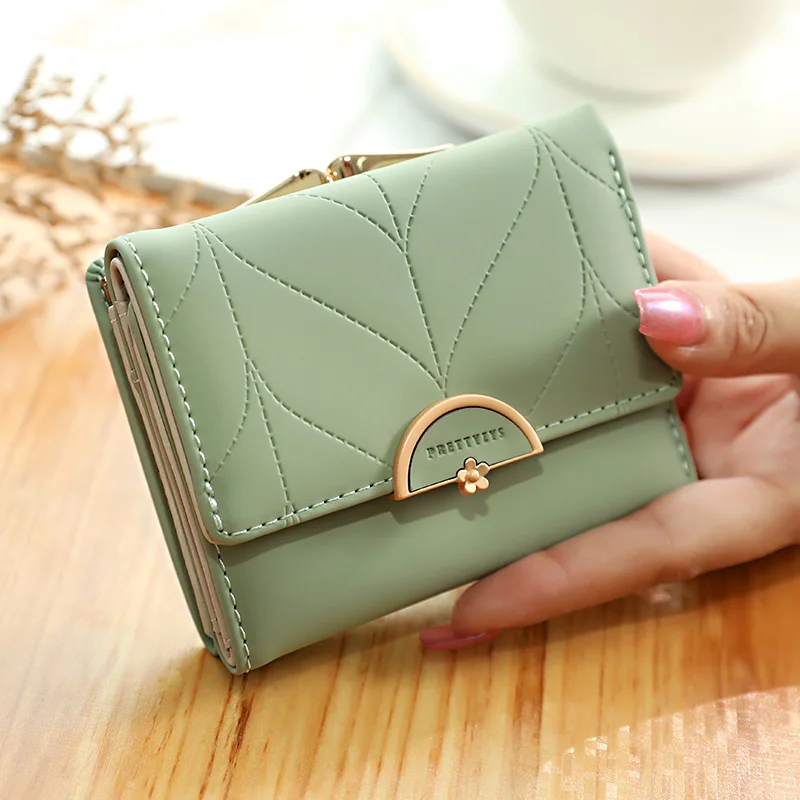 Fashion Three Fold Purse Small Women Wallet Female Short Design Multifunction Lady Coin Porse Coin Pocket Fresh Carteras
Fashion Three Fold Purse Small Women Wallet Female Short Design Multifunction Lady Coin Porse Coin Pocket Fresh Carteras