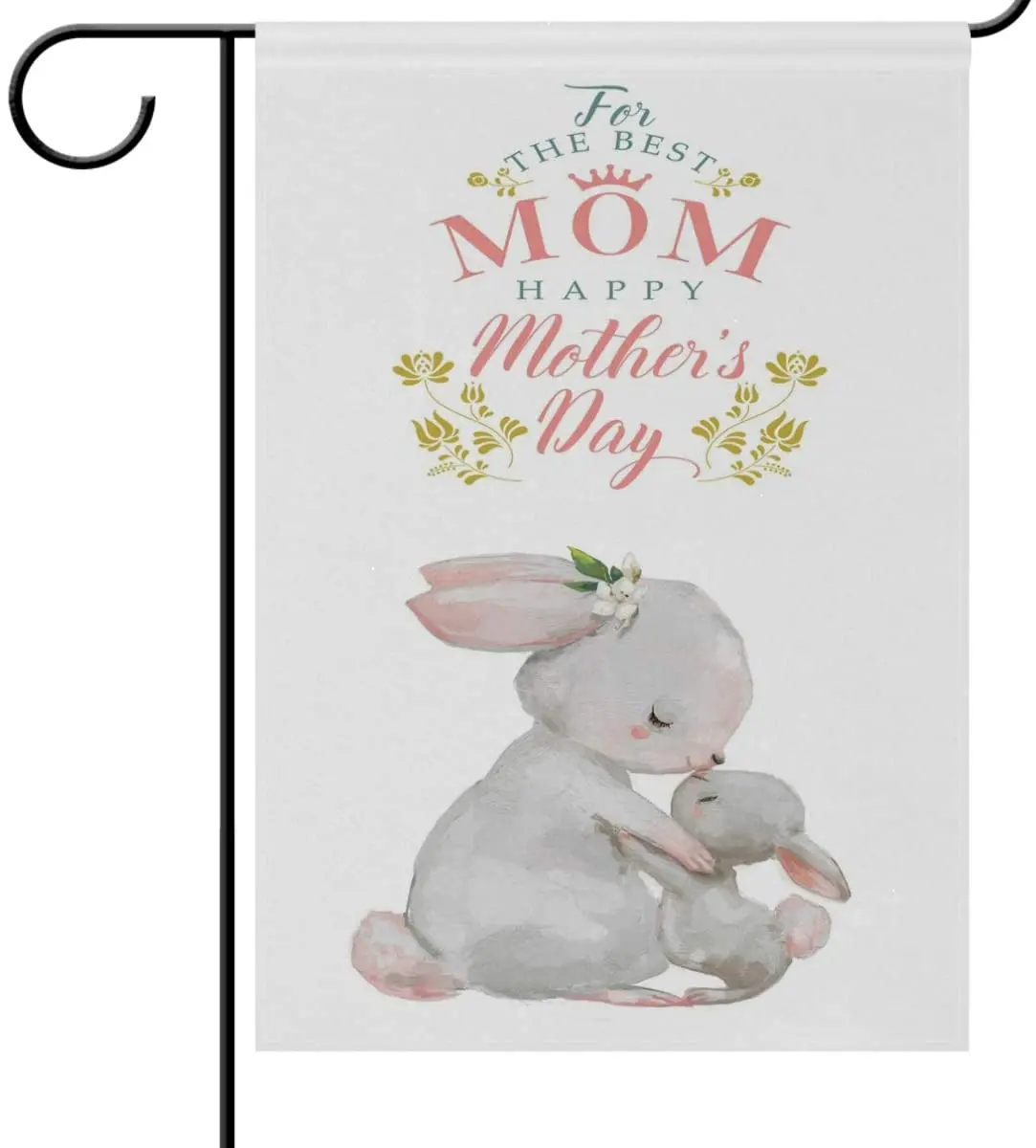 Mother's Day Garden Flag 12 x 18 Double Sided, Rabbit Mom Love House Yard Flags Welcome Outdoor Indoor Banner
Mother's Day Garden Flag 12 x 18 Double Sided, Rabbit Mom Love House Yard Flags Welcome Outdoor Indoor Banner