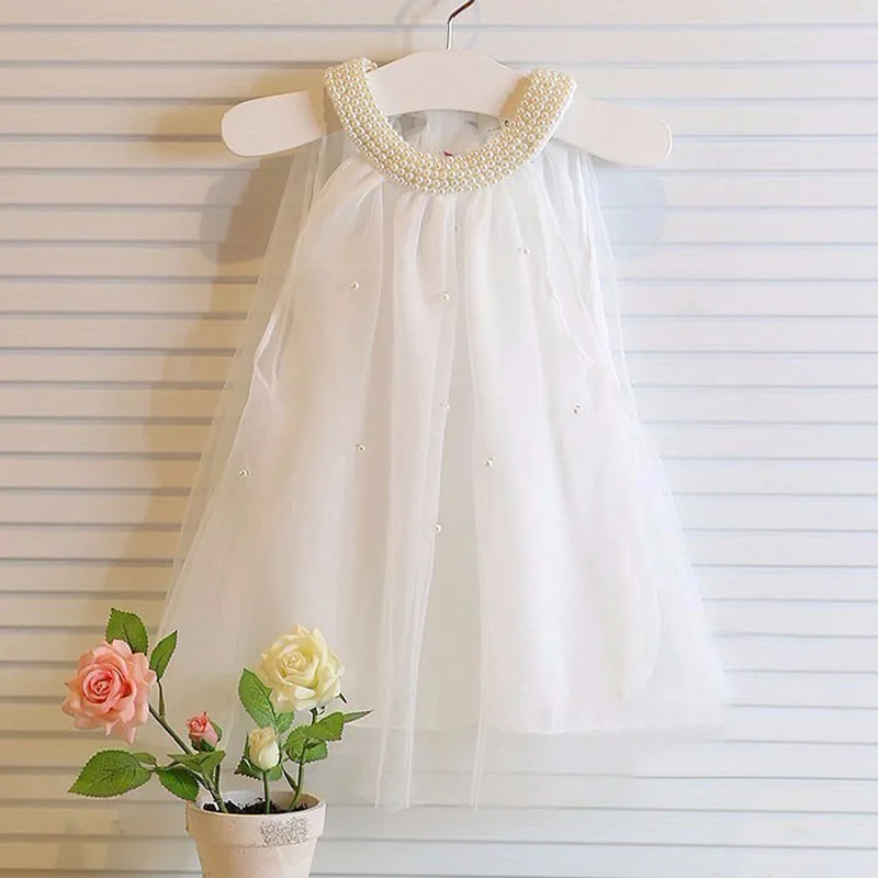 Toddler Baby Girl Dress Summer New Mesh Sleeveless Beading Fashion Dress Infant Fashion Princess Dress
Toddler Baby Girl Dress Summer New Mesh Sleeveless Beading Fashion Dress Infant Fashion Princess Dress