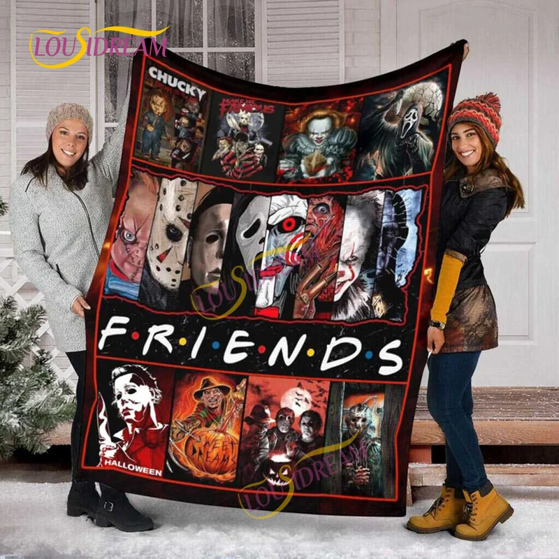 Halloween Horror Movie blanket Flannel Throwing Blanket Home Office Practical Warm Soft Blanket Gifts for Friends and Family.
Halloween Horror Movie blanket Flannel Throwing Blanket Home Office Practical Warm Soft Blanket Gifts for Friends and Family.