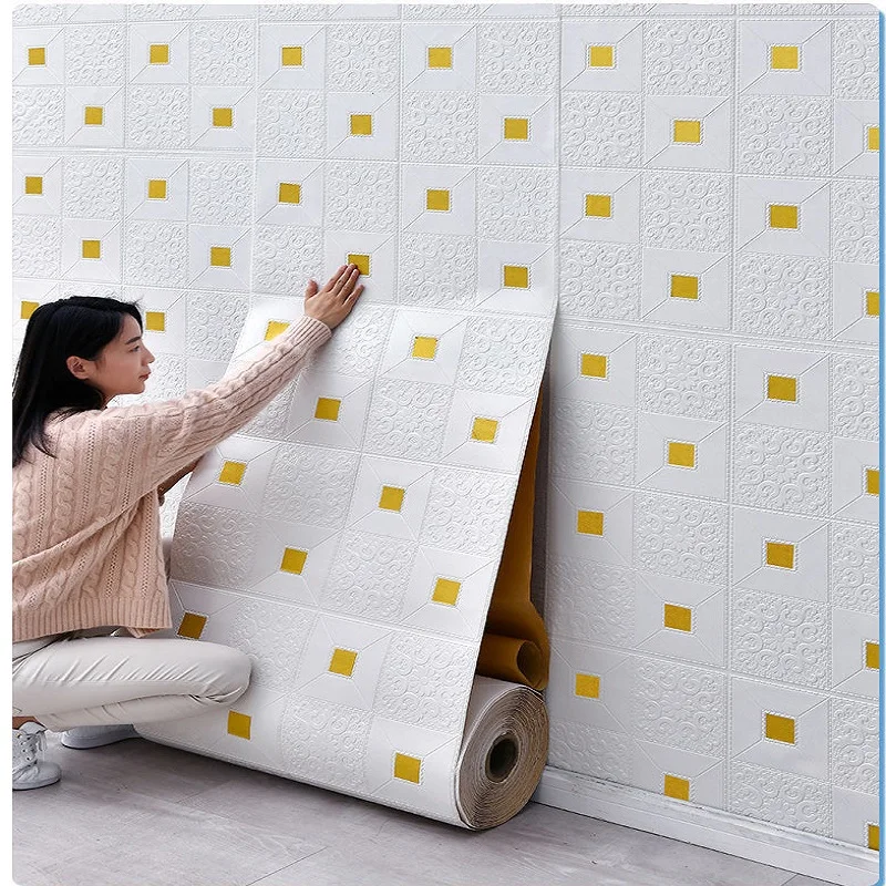 70x1m 3D Self-adhesive Brick Continuous Wallpaper Waterproof Retro Wall Stickers Living Room Bedroom Old Wall Decor Wallpaper
70x1m 3D Self-adhesive Brick Continuous Wallpaper Waterproof Retro Wall Stickers Living Room Bedroom Old Wall Decor Wallpaper