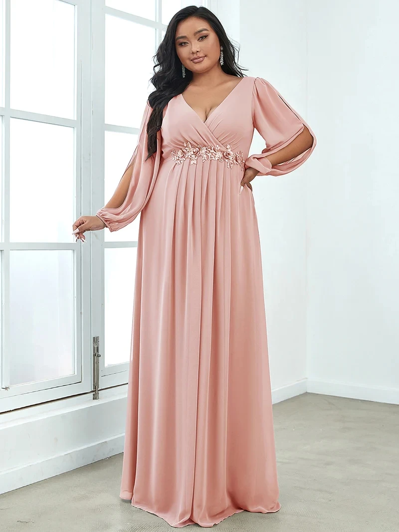 Elegant Evening Dress Long Asymmetrical Short Sleeve V-Neck Chiffon Gown 2022 Ever Pretty Of Simple Prom Women Dress
Elegant Evening Dress Long Asymmetrical Short Sleeve V-Neck Chiffon Gown 2022 Ever Pretty Of Simple Prom Women Dress