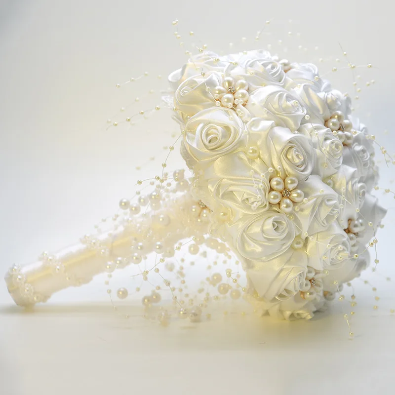 Bridal Bridesmaid Silk Roses Bouquet Artificial Holding Flowers With Fake Pearl Mariage Wedding Accessories Favors
Bridal Bridesmaid Silk Roses Bouquet Artificial Holding Flowers With Fake Pearl Mariage Wedding Accessories Favors