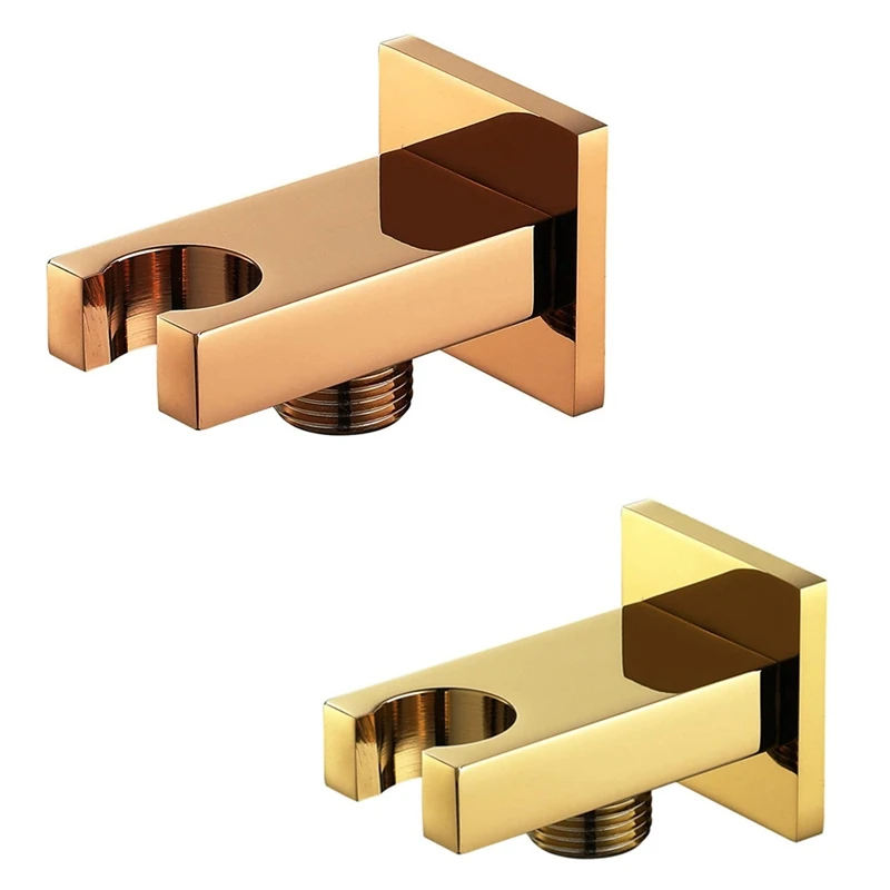 Solid Brass Wall Mount Handheld Shower Bracket Holder With Water Supply Shower Outlet
Solid Brass Wall Mount Handheld Shower Bracket Holder With Water Supply Shower Outlet