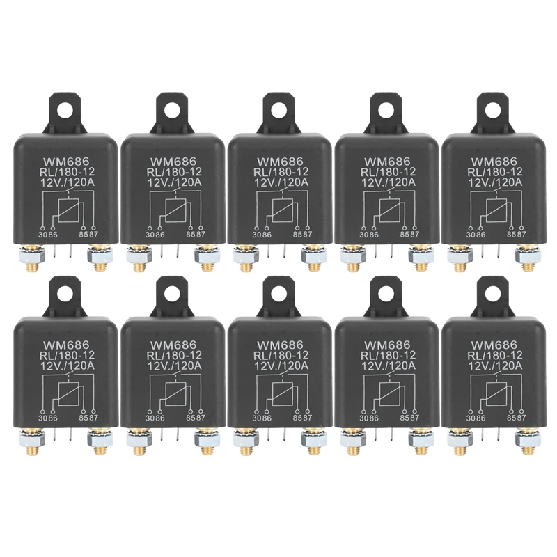 Promotion! 10X DC 12V Relay Battery Isolating Relay 12V / 120A Peak Load For Car Trucks Car (12V / 120A)
Promotion! 10X DC 12V Relay Battery Isolating Relay 12V / 120A Peak Load For Car Trucks Car (12V / 120A)
