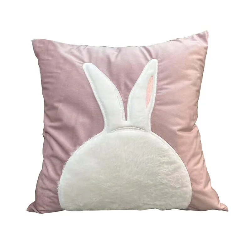 45x45 см 3D плюшевая наволочка ручной работы с кроликом Ins популярная вышитая наволочка для дивана уютная декоративная наволочка для спальни
45x45 см 3D плюшевая наволочка ручной работы с кроликом Ins популярная вышитая наволочка для дивана уютная декоративная наволочка для спальни