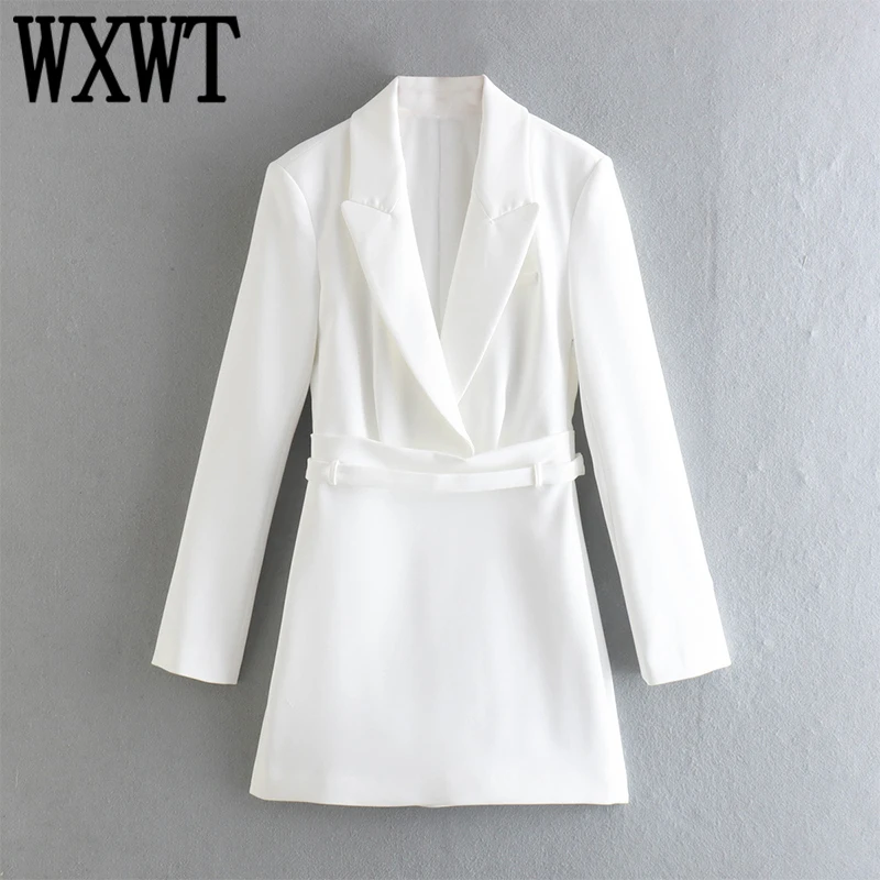 WXWT Women Casual Blazer Style Dress 2022 Spring Long Sleeve Female Solid High Street Mini Dress Vestidos DA2273
WXWT Women Casual Blazer Style Dress 2022 Spring Long Sleeve Female Solid High Street Mini Dress Vestidos DA2273