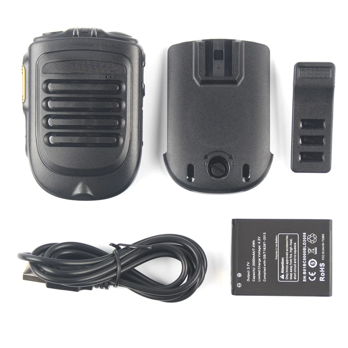 BT4.2 Wireless PTT Microphone for F22 4G-W2PLUS T320 3G/4G Radio REALPTT ZELLO Microphone
BT4.2 Wireless PTT Microphone for F22 4G-W2PLUS T320 3G/4G Radio REALPTT ZELLO Microphone