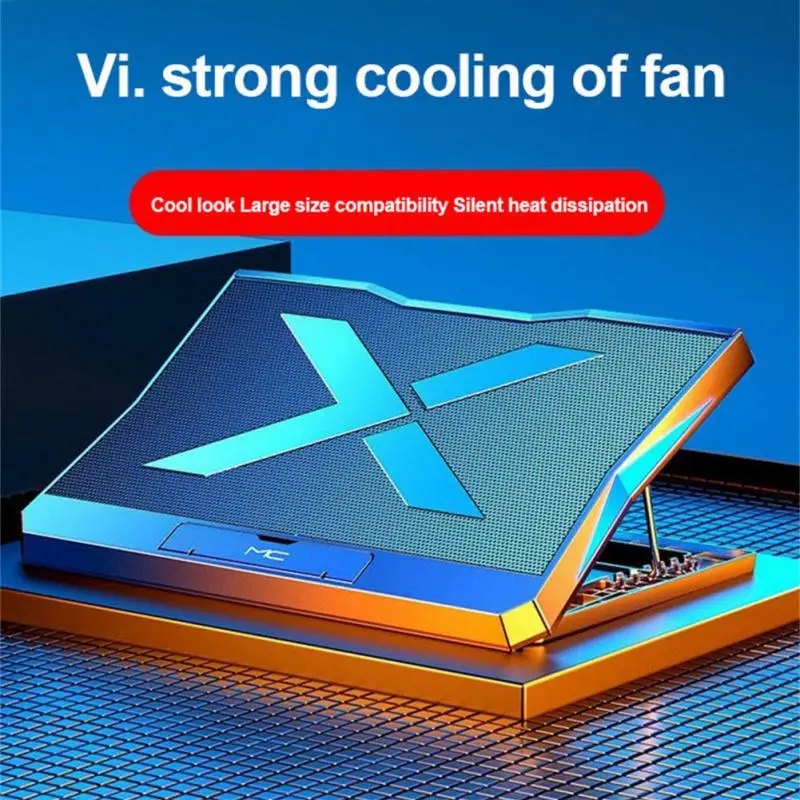 MC Notebook Cooler Air Laptop Radiator Stand With 6 Fans Computer Cooler Fan Base Mute For 18Inche Cooling Pad Desk Cooling Base
MC Notebook Cooler Air Laptop Radiator Stand With 6 Fans Computer Cooler Fan Base Mute For 18Inche Cooling Pad Desk Cooling Base