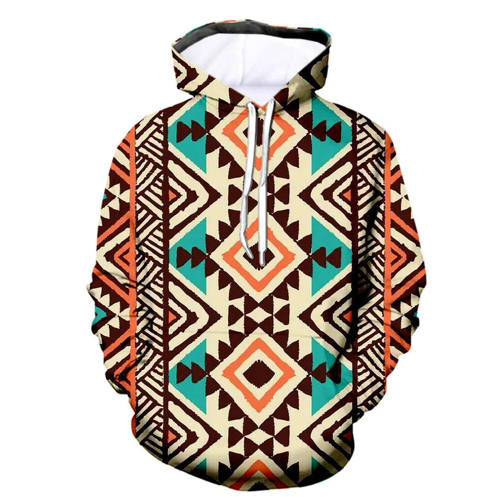 Свитшот мужской в стиле ретро с капюшоном, Повседневный пуловер с 3d-цифровым принтом, топ оверсайз, модная уличная одежда, 5xl